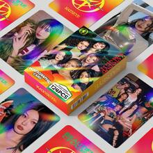 124件 KATSEYE Star Collection 全套鏈接雷射卡片小貼紙雙面 LOMO 閃卡（60張卡片 + 64張貼紙），名人全息卡，派對用品，名人卡收藏，萬聖節與聖誕禮物，盒裝高畫質名人照片卡，收藏品，小禮物，Katseye 應援棒，，小卡，K-Pop，Katseye 照片卡 - A - 查看 3