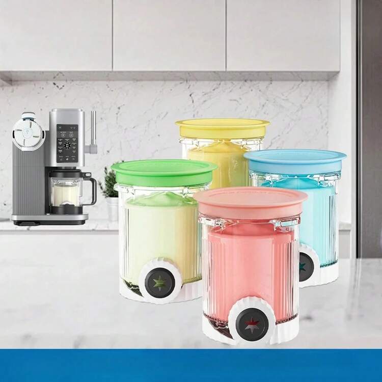 Ice Cream Storage Container Compatible With Swirl By Creami NC701 NC700 Ice Cream Machine, Replacement Container. - 5個湯匙 - 查看 2