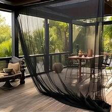 Mosquito Net For Outdoor Balcony Plants, Insect Net For Garden And Orchard, Outdoor Insect Protection Net, Mosquito And Fly Isolation Net For Flower Gardening. - Burgundy - View 9