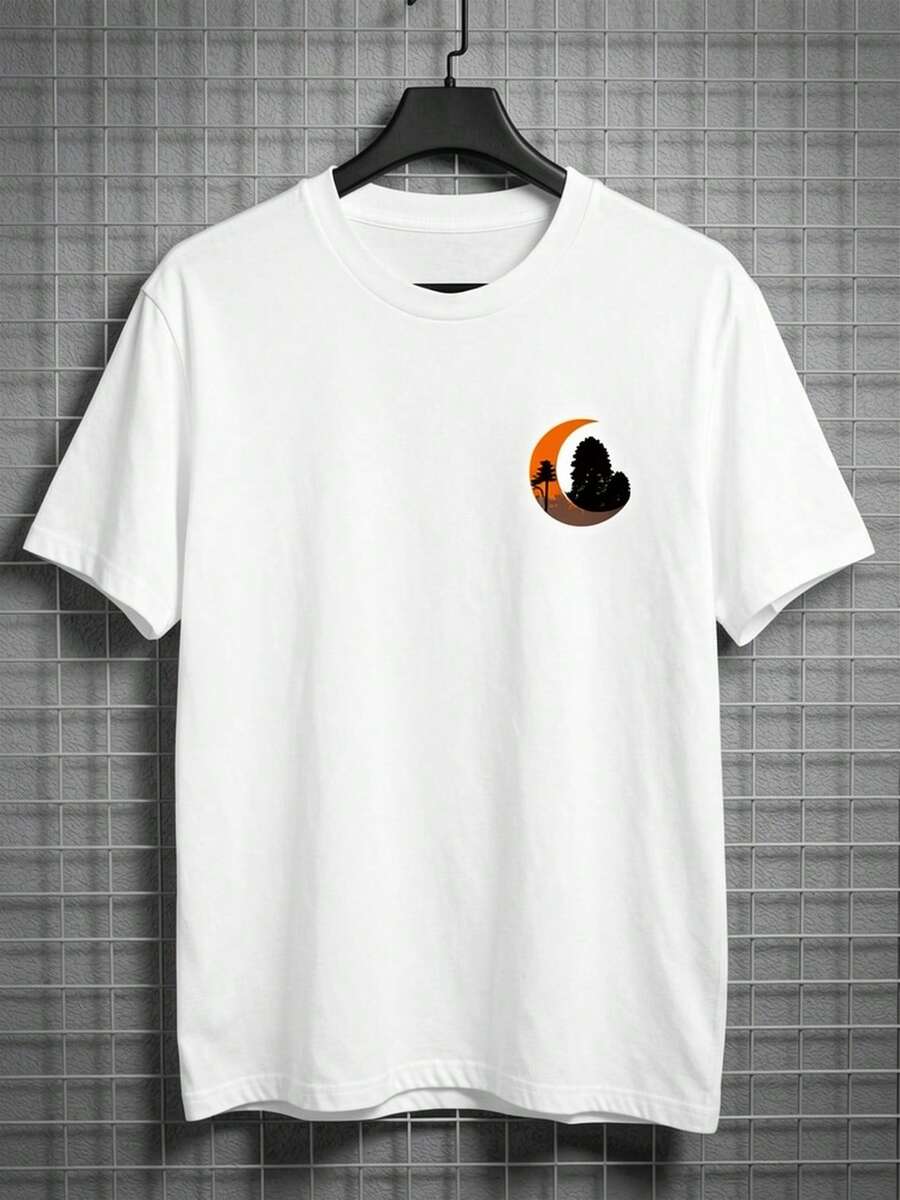 Men T-Shirts - 白色 - 查看 1