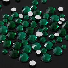 YONGNING SS4-20 1300pcs Mixed Size Crystal Non-Hotmelt Transparent Glass Rhinestones Flat Back Decorative Pieces DIY Nail Art 3D For Shoes, Clothing, Hats And Other Daily Items - Mixed Size - View 14