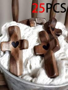 This Wooden Cross Makes For A Stress-Relieving, Heartwarming, And Inspiring Gift-Perfect For Adults. Available In Quantities Of 25, 15, 10, 5, 1pc - one-size - View 14
