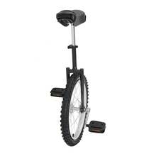 18 Inch Wheel Outdoor Unicycle, Height Adjustable Unicycle, 28.74-33.46In Tall One Wheel Bike For Adults, 143.3-165.35Lbs Load Bearing Capacity (Black, 18 Inch) - Black - View 9