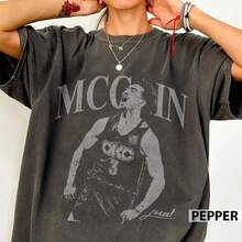 Jared McCain Okc Basketball Retro Com Fort Colors Shirt - 黑色 - 查看 1