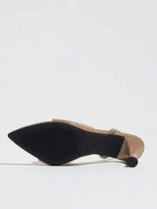 Women's High Heel Sandals, Vacation - Khaki - View 10
