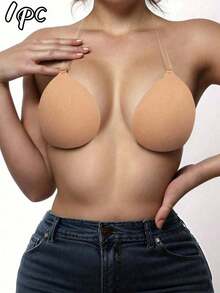 1 pieza Sujetador sin tirantes con alas de ángel, convertible con tirantes desmontables, diseño sin espalda que ofrece levantamiento y soporte fuertes, viene con tirantes autoadhesivos transparentes, perfecto para vestidos con escote profundo y sin espalda. Material de silicona premium con adhesión confiable, ideal - Multicolor - Ver 1