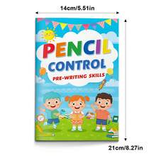 Kids Pencil Control Reading Game Book, Pre-Writing Skills Tracing Activity For Fine Motor Development And Early Learning Practice - Pencil Control - View 3