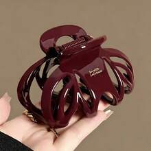 Elegant Elegant,High-End Feel,This Pumpkin-Shaped Hair Clip Is Large In Size,Perfect For People With Thick Hair - Multicolor - View 7