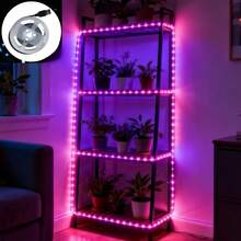 1pc LED Plant Grow Light, Full Spectrum Supplemental Lighting For Plant Growth, Indoor Use - 紫色 - 查看 3