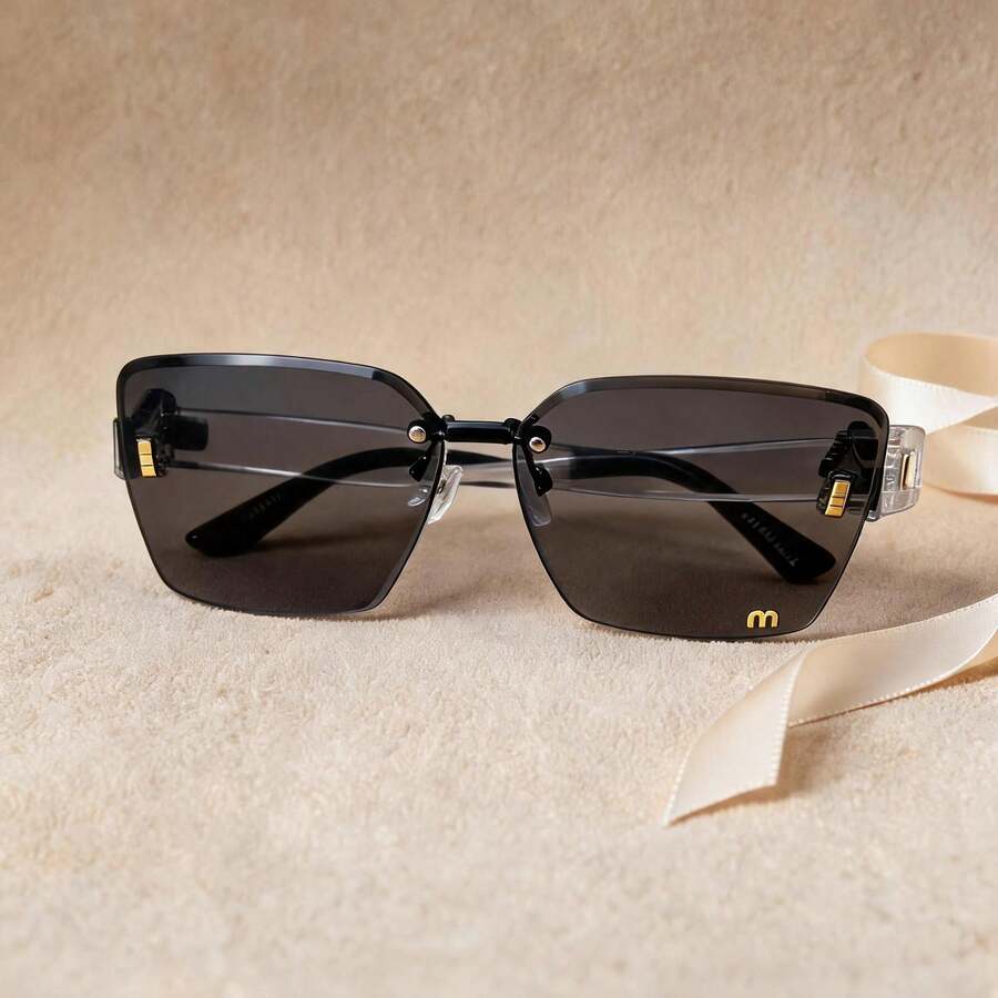 Gafas de Moda – Elegancia Salvaje para Mujer - Negro - Ver 1
