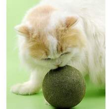 Extra Large Catnip Ball, High Density Compressed Cat Grass Ball, Long Lasting Cat Toy, Relieve Anxiety And Prevent Scratching Furniture - Multicolor - View 4