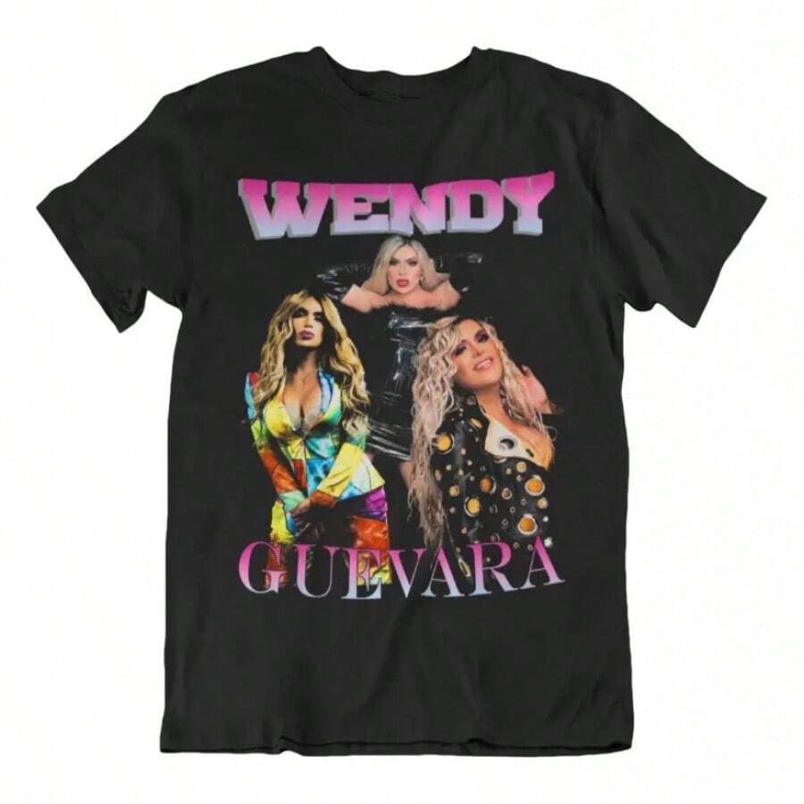 Playera Wear Print Wendy Guevara - Negro - Ver 1