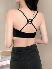 1/4/8/12pcs Heart-Shaped Bra Straps With Anti-Slip Invisible Bra Clips, Designed For Travel, Sports And Body Protection On The Go - Multicolor - View 6