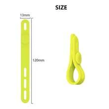 6 piezas Organizador de cables + 7 piezas Funda protectora - Organizador de cables multifuncional colorido, organizador de cables de datos de auriculares y cables de red, bridas de silicona ajustables, funda protectora de cables de datos, protector espiral de cables de carga, juego de protección de cables de carga de teléfono - Ver 3