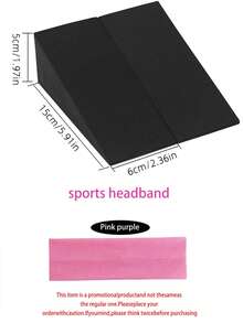 2 Pieces Set Yoga Auxiliary Brick Board Squat Board Series Squat Improvement Mat Wrist Guard Board Slant Board Triangle Yoga Slant Board Suitable For Gym Exercises, Suitable For Both Men And Women Gym Equipment - Multicolor - View 12