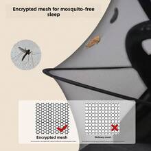 Universal Full Coverage Mosquito Net For Baby Strollers With Zipper, Protection Accessory Against Mosquitoes And Insect Bites. - N01 - View 5
