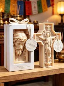 Religious Theme Silicone Mold - Jesus Cross & Holy Icon DIY Handmade Candle Plaster Resin Model - Mold - View 4
