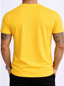 Men's T-Shirt CAMILOTTI CO. Premium Line Exclusive Limited Edition - Yellow - View 2