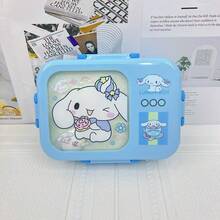 1個 Sanrio Hello Kitty & Friends 粉色便當盒套組 - 防漏、長方形、耐用塑料分格午餐盒，手洗，適用於工作、學校和旅行。便當收納盒 | 卡通主題便當盒 | 易於清潔的材質 - 彩色 - 查看 17