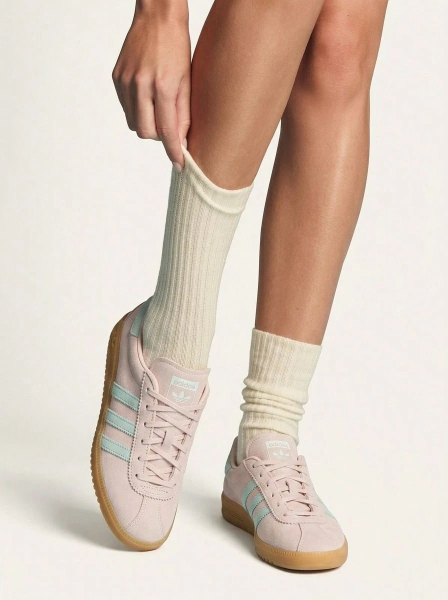 Adidas Women Originals BRMD Shoes JS0256 Pink - Putty Mauve/Semi Flash Aqua/Gum - View 1