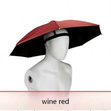 Adult Waterproof Windproof Sun Protection Umbrella Hat, Hands-Free Wearable Hat For Fishing, Gardening, Hiking, Photography, Vacation Travel Essential, Summer Sun Protection Gift, Men's Sun Umbrella, Beach Travel Necessity - Multiple Styles - View 14