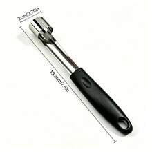 1/2個不鏽鋼水果去核器 - 鋒利、易清洗且耐用的廚房去核工具。堅固、防鏽，非常適合蘋果、梨子及各種有核水果。給居家烹飪愛好者的絕佳實用禮物。 - 黑色 - 查看 11