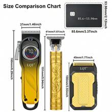 LQT 3件/2件/1件迷你無線理髮工具組，包含男士理髮器、鬍鬚修剪器與刮鬍刀，USB-C充電，適用居家理髮、旅行修鬍與個人理容，適合送給男性/父親/男友的理想節日禮物 - 查看 3