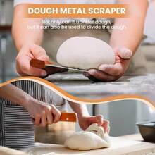 Sourdough Bread Baking Tool Set, Bread Making Kit - Fermentation Basket With Liner, Dough Mixer, Bread Lame With Replaceable Blades, Dough Scraper, Perfect For Baking Beginners And Professionals, Homemade Bread Baking Supplies, Sourdough Starter Kit - View 10
