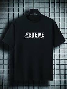 Men Sports Tees & Tanks - 黑色 - 查看 1