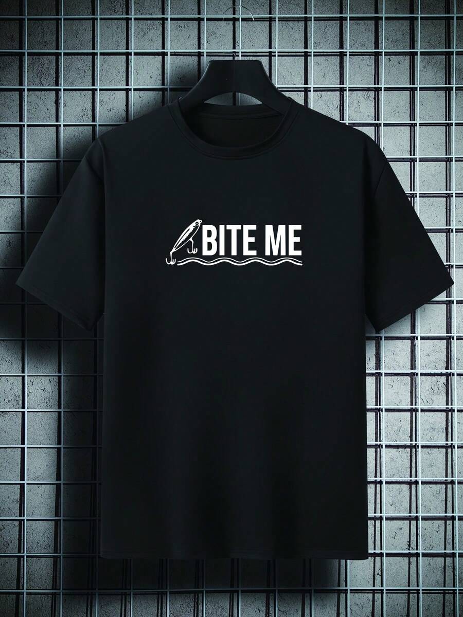 Men Sports Tees & Tanks - 黑色 - 查看 1