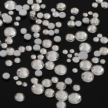 YONGNING SS4-20 1300pcs Mixed Size Crystal Non-Hotmelt Transparent Glass Rhinestones Flat Back Decorative Pieces DIY Nail Art 3D For Shoes, Clothing, Hats And Other Daily Items - Mixed Size - View 13