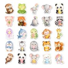 50pcs Cute Mini Animal Stickers, Cat & Dog Patterns, Suitable For Journals, Walls, Phone Decoration, DIY, Back To School School Supplies - A - View 10