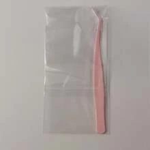 Non-Stick Bent Tip Eyelash Tweezers Artistic Style - High Precision Eyelash Applicator, No Residue, Suitable For Beginners Makeup Tool - Multicolor - View 7