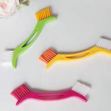 1pc Kitchen Cleaning Brush, Slot & Crevice Cleaning Brush, Window Sill Cleaning Brush, Universal Cleaning Brush - Multicolor - View 7