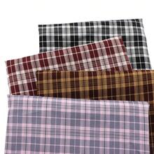 1片復古格紋布料 19.68x59英吋 (50X150cm)，100%聚酯纖維布料製，適用於拼布被、DIY手工藝項目、禮物包裝、包袋製作、枕套，DIY手工縫製預裁布料拼布手工藝供應商 - 預設 - 查看 2