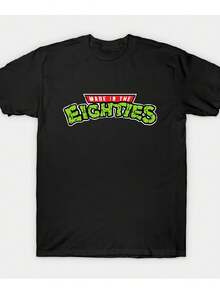 Camiseta de algodón 100% con estampado, nueva colección 2026: cómoda y fácil de usar, ideal para todas las personas. - Negro - Ver 1
