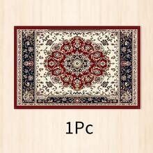 1pc Persian Style Placemat, Breakfast Mat, Coffee Mat, Coaster Set, Bowl & Plate Mat, Home Decor, Kitchen Accessory, Easy To Clean Placemat, Suitable For Family, Kitchen & Dining Table Decor, Holiday Gift, Multi-Piece Set, Linen Placemat - Multicolor - View 15