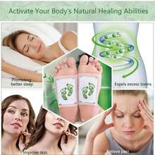 50pcs Deep Cleansing Herbal Foot Masks, With Ginger Oil And Bamboo Charcoal, Natural Ingredients, Caring For Foot Health - A - View 9