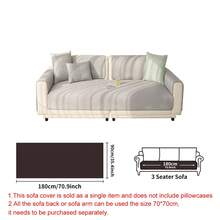 SANMOSPIN 1 Buah Bantal Sofa Sutra Es Musim Panas, Bantalan Kursi Sofa Sutra Pendingin, Penutup Sofa Anti Selip, Tersedia Berbagai Ukuran untuk Sofa 1/2/3/4 Dudukan, Dapat Dicuci, Cocok untuk Berbagai Suasana Dekorasi Rumah - Grey - View 9