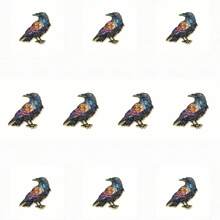 Crow Enamel Brooch Fashion Dinosaur Decorative Brooch Badge Lapel Pin Bag Accessory Jewelry Gift - Multicolor - View 9