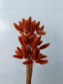 30-240pcs 44cm Artificial Rabbit Tail Grass, Home Decor Artificial Rabbit Tail Grass Stems, Suitable For Bohemian Style Floral Arrangements, DIY Crafts, Home Kitchen And Wedding Decor, Christmas Decor, Thanksgiving Decor, DIY Wreath Decor - Burnt Orange Rabbit Tail - View 4