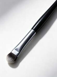 1pc Angled Concealer Brush, Precise Concealing / Eye Blending 2-In-1 Makeup Brush, Beginner-Friendly Beauty Tool - Multicolor - View 7