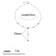 Collar para mujer, acero inoxidable 304 de alta calidad, nuevo estilo de moda, joyería simple para uso diario, perfecto para uso diario y de trabajo, regalos especiales - Dorado - Ver 8