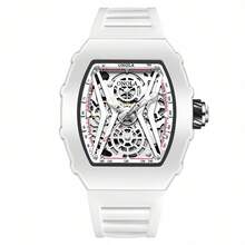 ONOLA New Fashion Automatic Mechanical Watch Hollow Skeleton Luminous Watch Waterproof Sport Wristwatch With Gift Box - one-size - View 12