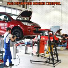 Mobile Work Bench/Resting Board - Red + Black - View 1