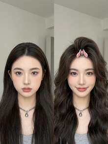 4pcs/1pc Korean Style Fluffy Hair Clips, Seamless Volumizing Bangs Clip, Duckbill Styling Clip, Invisible Sectioning Clip, Women's Hair Accessories, Essential For Home And Salon - A - View 5