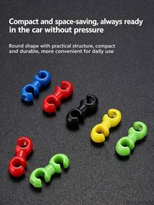 5pcs Mountain Bike S-Shaped Cable Clips, Bicycle Cable Organizer Hooks, Road Bike Cable Management Buckles, Durable Tube Fixing Clips, Gear Shift And Oil Pipe Fixing Accessories, Practical Bicycle Cable Organization, Maintenance And Routing Accessories - Cable Clip Organizer - View 3