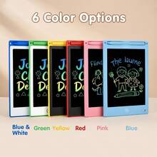 4/6/12pcs LCD Writing Tablet - Electronic Doodle Drawing Board For Messages, Calculations And Creative Writing - Erasable, Portable - Multicolor - View 6