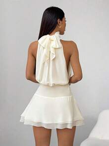 Women Midi Dresses - Bordeaux - View 3