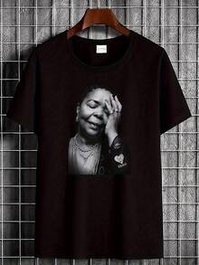 Men Sports Tees & Tanks - Black - View 1